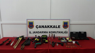 Çanakkale'de tarihi eser operasyonu