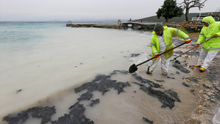 Çeşme açıklarında geminin karaya oturması