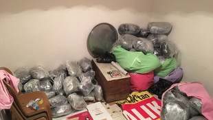 Çeyiz sandığı ve hurçla esrar nakliyatı