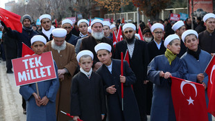 Çorum'da Terörü Telin ve Milli Birlik Yürüyüşü