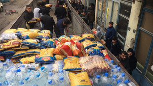 Çorum'dan Haleplilere 52 ton gıda yardımı
