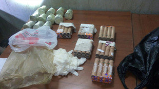 Diyarbakır'da bardaktan patlayıcı ele geçirildi