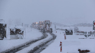 Doğu Anadolu'daki kar yağışı