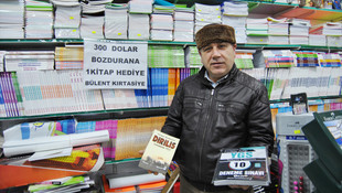 Dolar bozdurana kitap ve çiğ köfte hediye