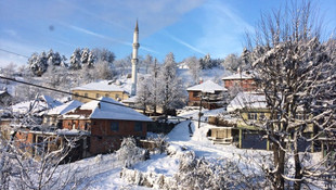 Düzce'de kar yağışı