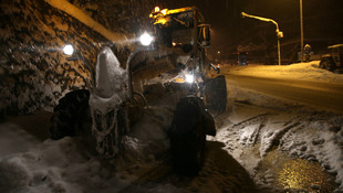Düzce'de kar yağışı