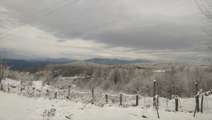 Düzce'de kar yağışı