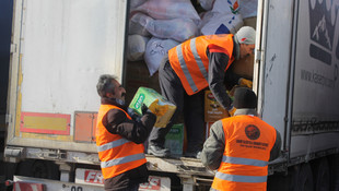 Edremit'ten Haleplilere yardım