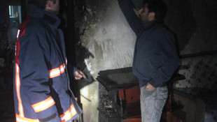 Elazığ'da ev yangını