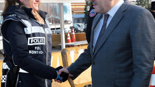 Emniyet Müdürü Çalışkan'dan Çamlıca gişelerinde denetim