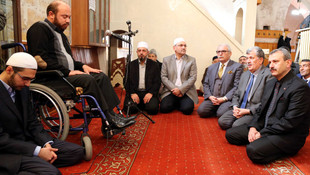 Engelliler şehitler için mevlit okudu