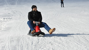 Erciyes'te kayak sezonu açıldı