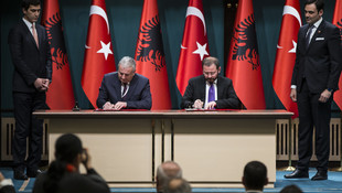 Erdoğan-Nishani ortak basın toplantısı