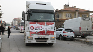 Erzincan ve Tunceli'den Halep'e yardım