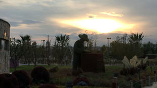 EXPO'daki bitki heykellere özel bakım