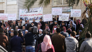 Filistinli Alimler Birliği'nden Halep'e destek gösterisi