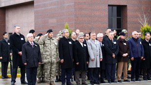 Fırat Kalkanı Harekatında şehit düşen astsubaylar için Gaziantepte tören düzenlendi