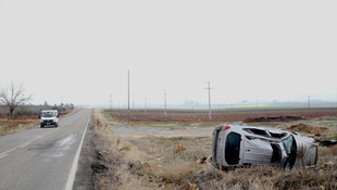 Gaziantep'te cenaze dönüşü kaza: 1 ölü, 5 yaralı