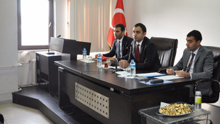 Görevlendirme yapılan belediyeden muhtarlarla toplantı