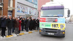 Halep'e 135 ton un gönderildi