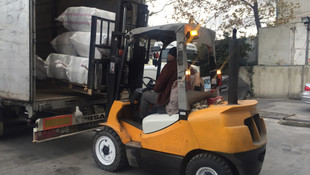 Halep'e Türkiye'nin dört bir yanından Yardımeli