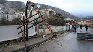 Hatay'da şiddetli fırtına