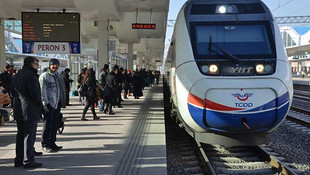 Hızlı trende unutulan eşyalar şaşkına çevirdi