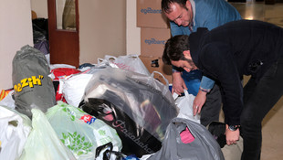 İlahiyat fakültesi öğrencilerinden Halep'e yardım kampanyası