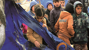 Irak'ta sığınmacı kampında yangın