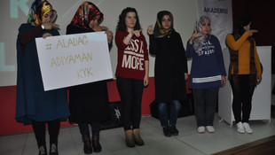 İşaret diliyle başsağlığı dilediler