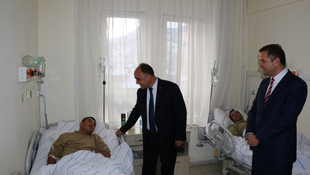 Isparta'da askeri aracın devrilmesi