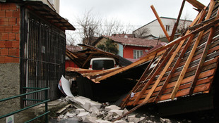 İstanbul'da fırtına