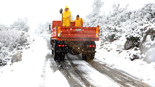 İzmir'de kar yağışı