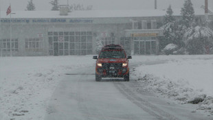 Kahramanmaraş'ta hava ulaşımına kar engeli