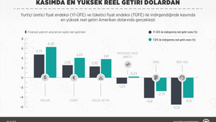 Kasımda en yüksek reel getiri dolardan