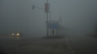 Kilis'te yoğun sis