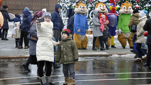 Kırgızistan'da yeni yıl heyecanı