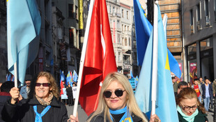 Kırım Türklerinden hak ihlali protestosu