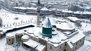 Konya'da kar yağışı