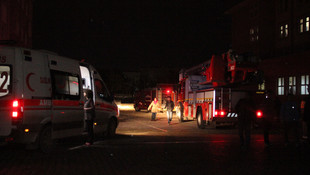 Konya'da lise pansiyonunda yangın