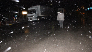 Konya'da ulaşımda kar engeli