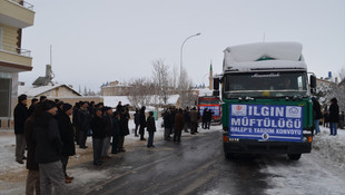 Konya'dan Haleplilere yardım