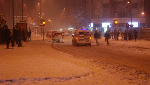 Kütahya'da kar yağışı