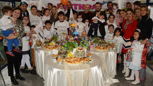 Lösemili çocuklar için doğum günü partisi