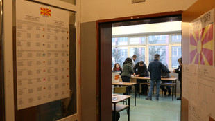 Makedonya'da halk sandık başında