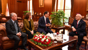 Malkoç'tan TBMM Başkanı Kahraman'a ziyaret