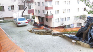 Maltepe'de temel kazısı sırasında göçük