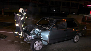 Manisa'da trafik kazası: 2 yaralı