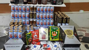 Mardin’de kaçak içki operasyonu