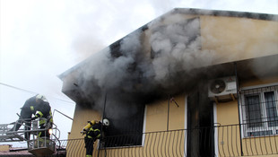 Muğla'da ev yangını